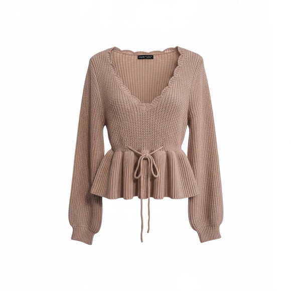 SHEIN Sweaters - SHEIN Blush Knit Sweater